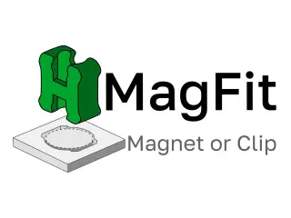 MagFit Clip - Magnet or Clip, your choice.