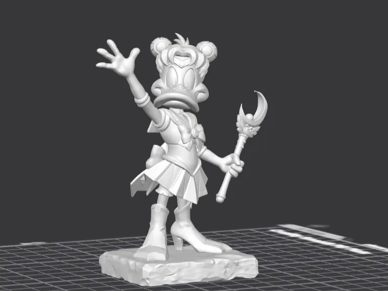 duck princess 3d model
