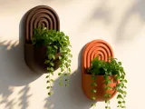 Boho Wall Mounted Planter | Modern Hanging Pot-0