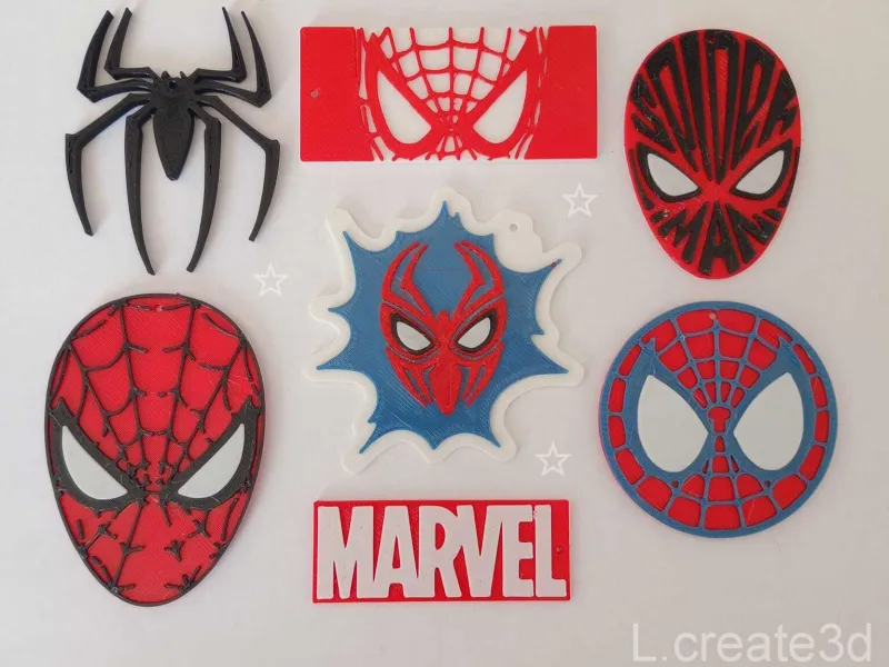 ☆ Spiderman llaveros ☆ (PACKx7)