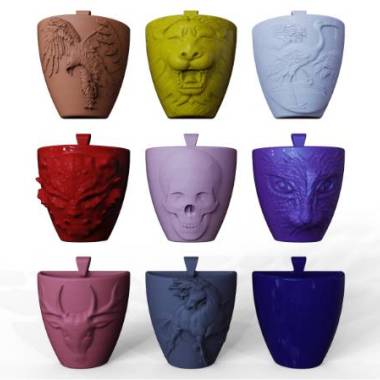 Plant pot pendant and badge collection-1