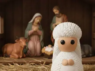 Crochet - Knitted King 3 Nativity Set