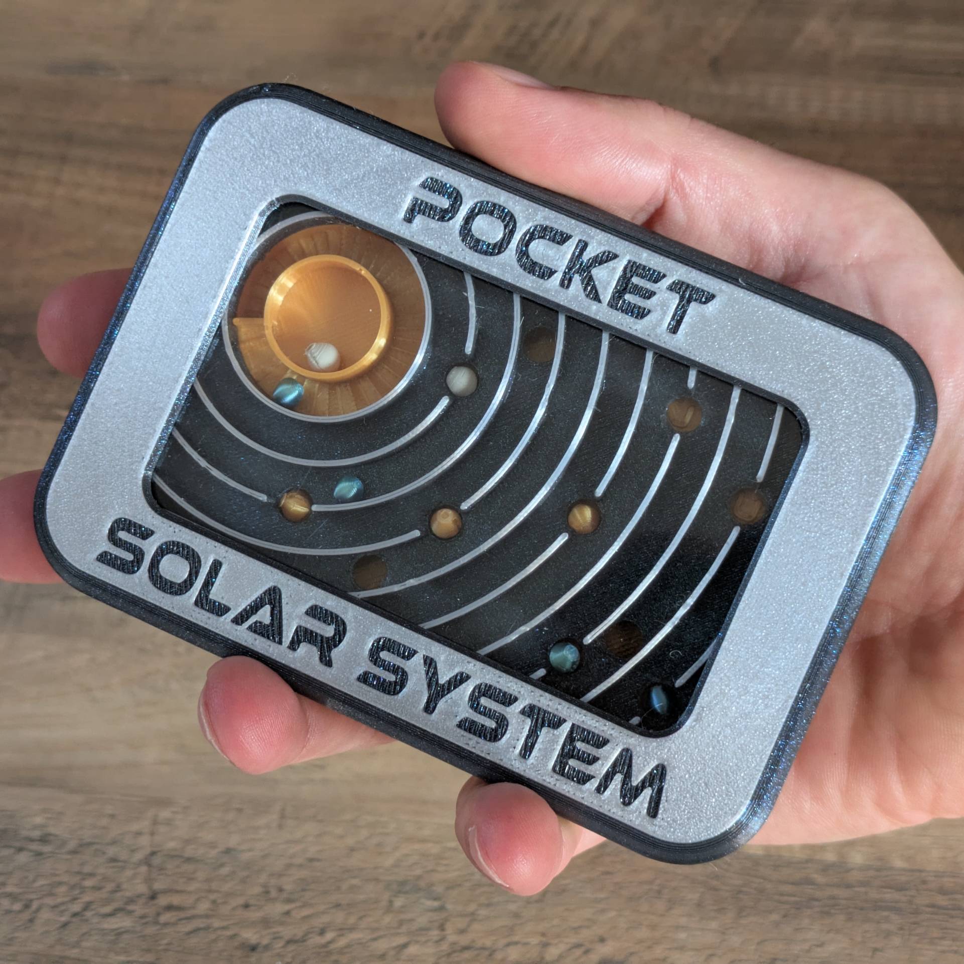 Solar System Puzzle Maze Game - Retro Kids Planet Pocket Toy