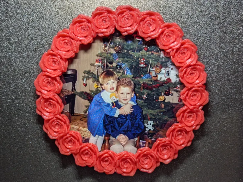 Magnetic Rose Photo Circlet Support Free -Fits 6x2mm magnets