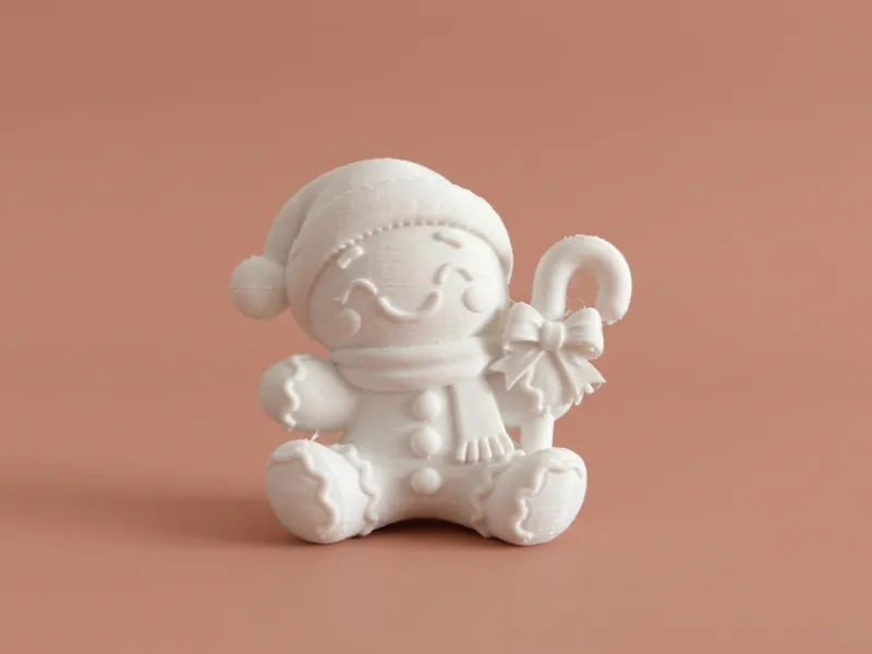 Christmas Gingerbread Man – Candy Cane Figurine