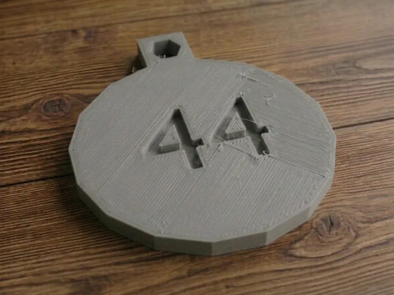 Number 44 Tag