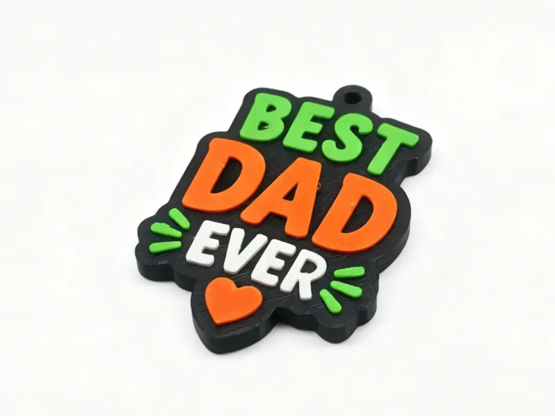 Ciondolo e portachiavi "Il miglior papà di sempre" per la Festa del Papà