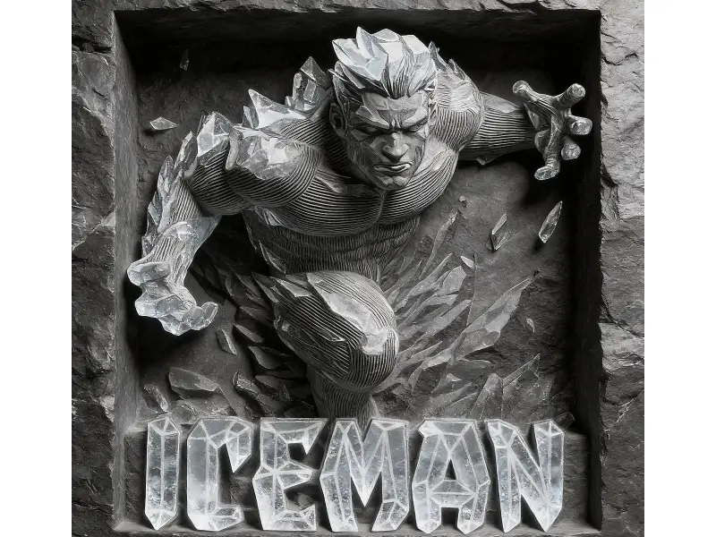Ice Man in Rock