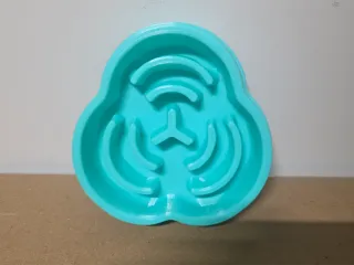 Slow feed dog bowl