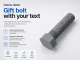 Gift bolt with your text-0
