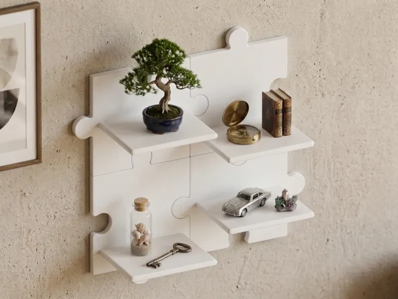 Puzzle Wall Shelf