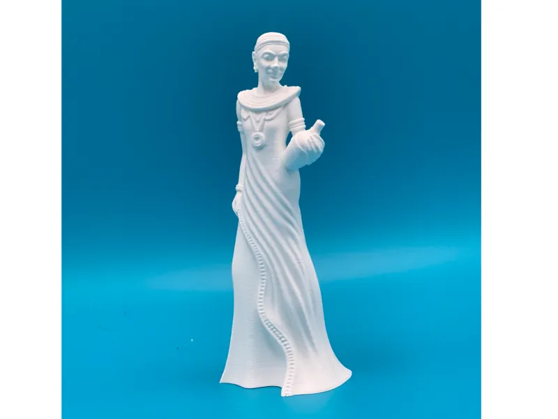 African Deco Statue - Cultural Harmony Sculpture