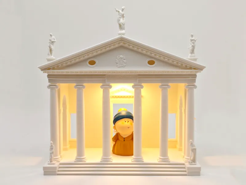 Renaissance-Architektur-Eingang - Szenendarstellung