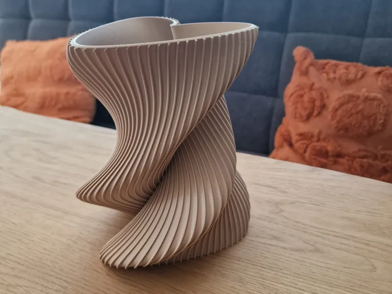 Vase « Cœur Torsadé » – Quand le design rencontre l'émotion