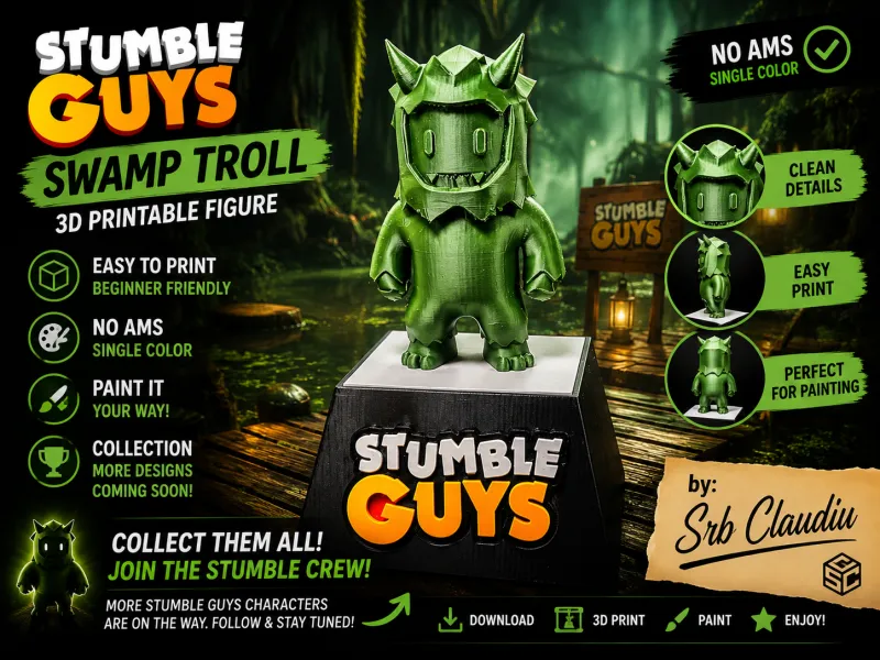 Stumble Guys Swamp Troll