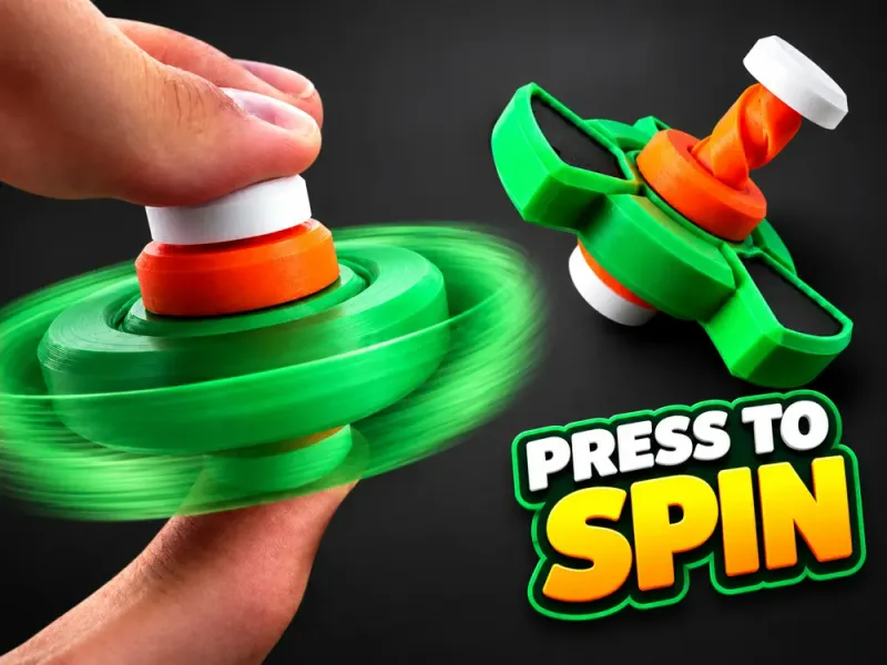 Klicker+Fidget+Spinner+-+Mehrfarbig