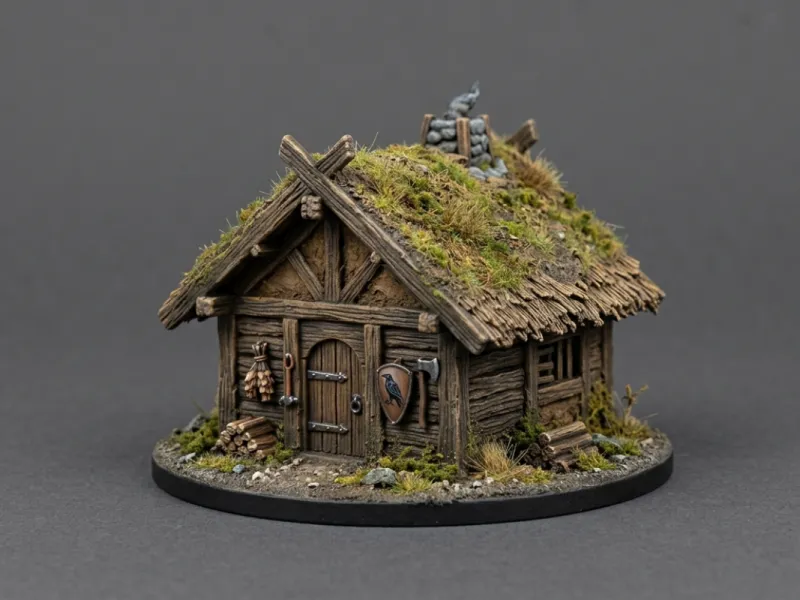 Viking hut
