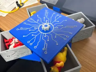 Electronic box - 4 compartments