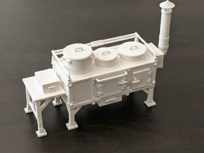 Feldkochherd - Realistische Miniatur