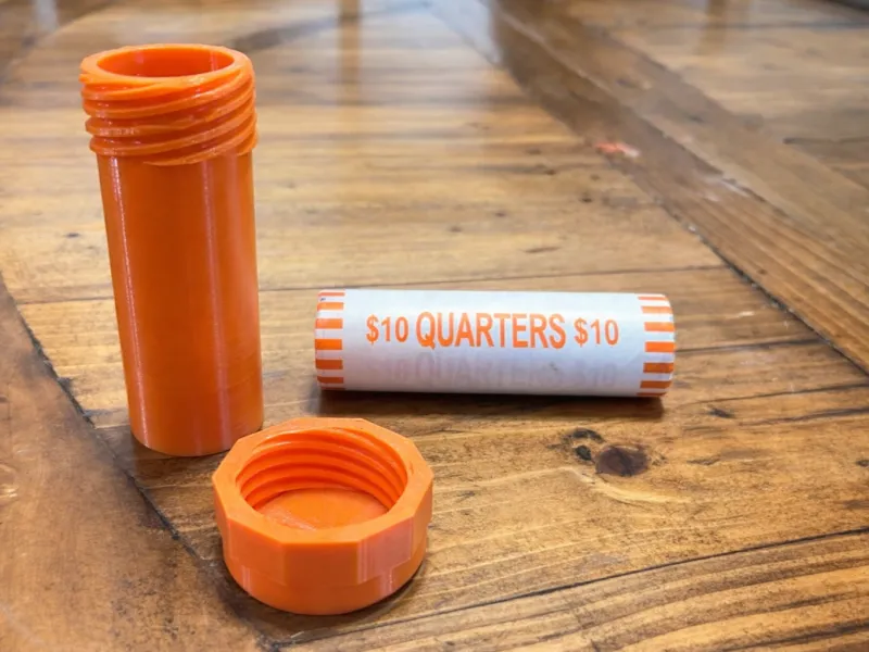 US Quarter Roll Tube
