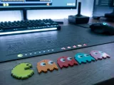Pac-Man & Ghosts Pixel Keychain Set-0