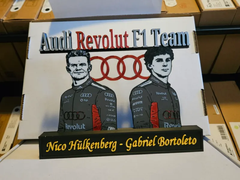 Audi Revolut f1 team nico hulkenberg and gabriel bortoleto