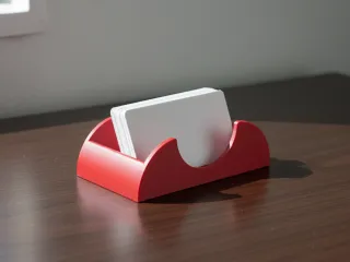 3D-Printed Business Card Holder — Minimal, Modern, Professio