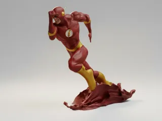 flash+fullFlash — Dynamic Running Statue