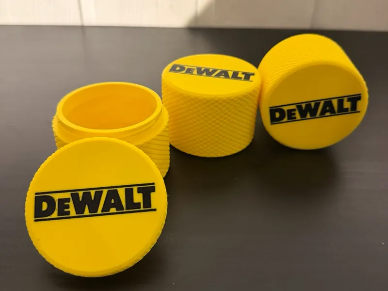 DEWALT-Inspired Screw-Top Storage Containers