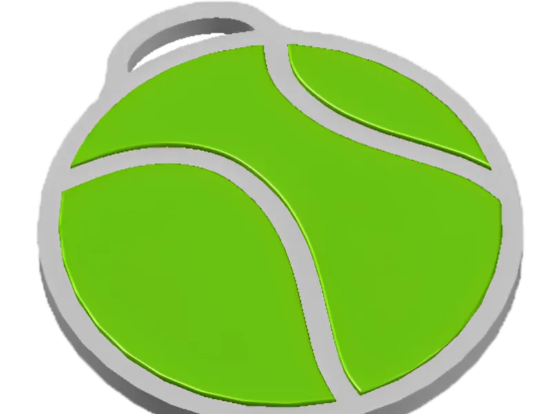 Llavero de Pelota de Tenis