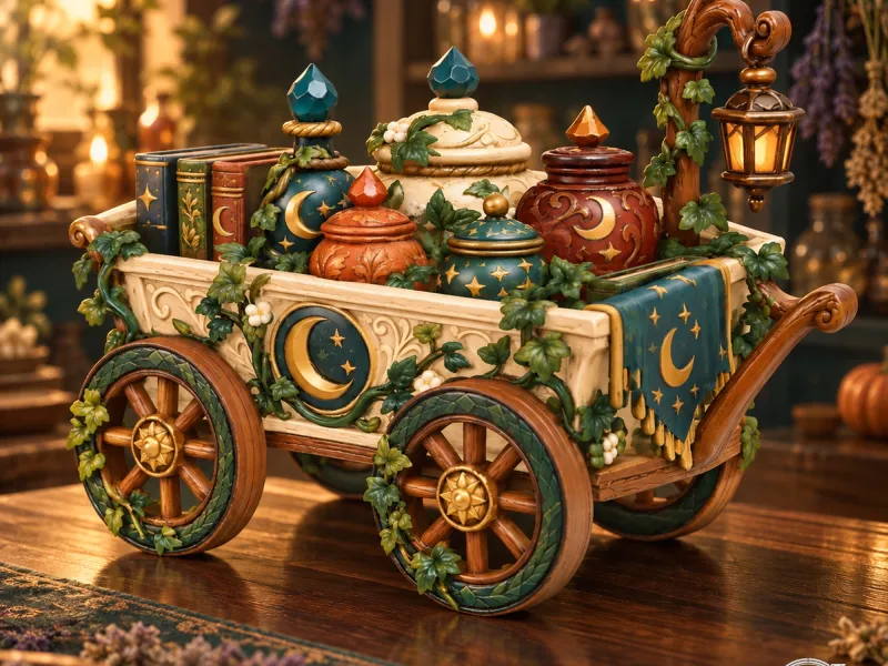 Scultura da bancone Potioncart | Statuetta decorativa