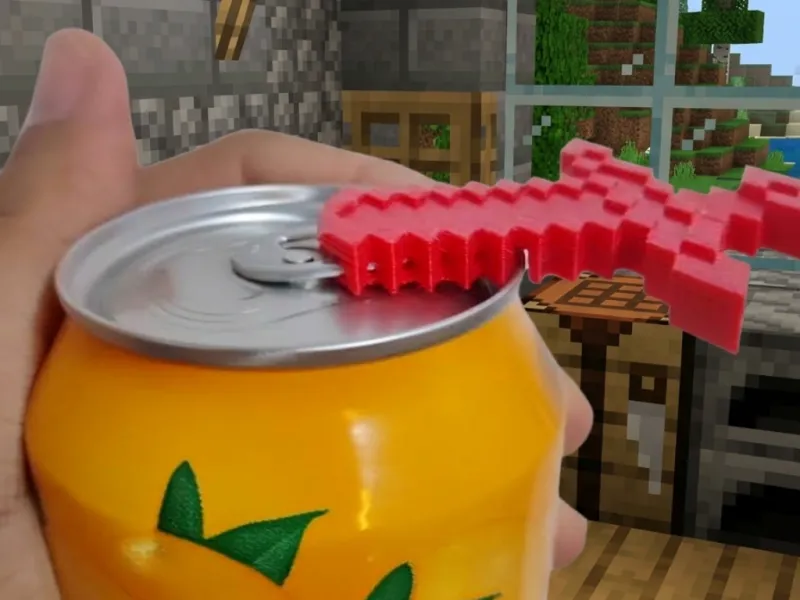 Minecraft Sword Can Opener