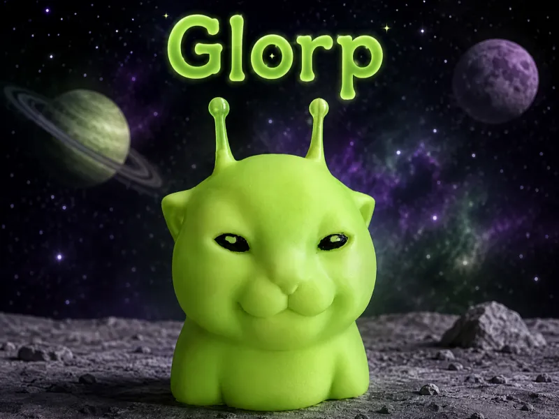 Glorp Alien Kat Meme