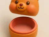 🐻 Cute Bear Head Storage Box-0
