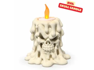 EVIL SKULL CANDLE 🕯️💀