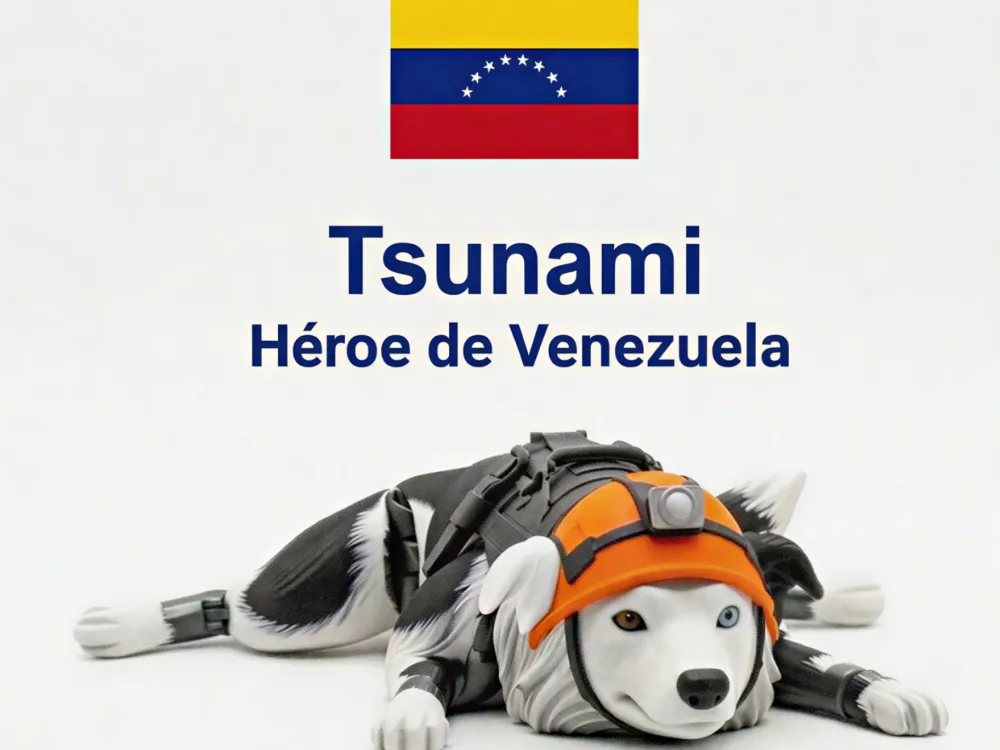 Tsunami rescue dog