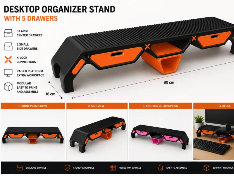 X SLIM DESK   Stand