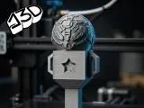 Rocket League Trophy & PS1 Controller Keychain-0