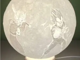 Lithophane Sphere of Dragon Ball