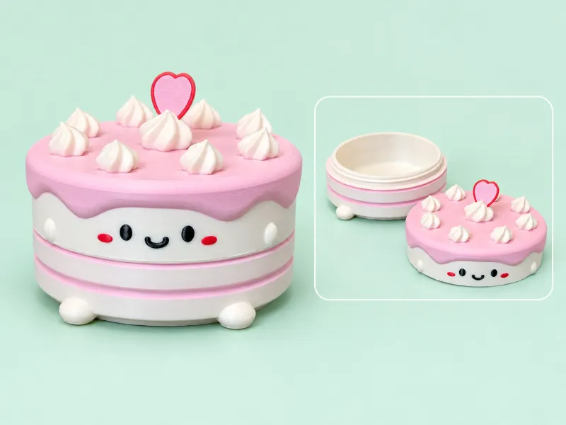 Recipiente com Tampa Giratória Cake Buddy