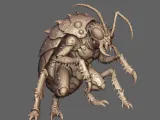 Chitinous Stalker Alien Insectoid Scout Support-Free Solid M-0