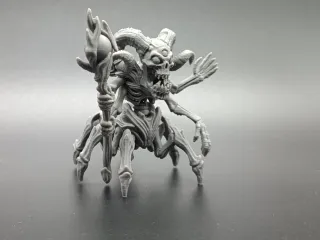 Undead Spider Demon Wizard - RPG DnD Fantasy