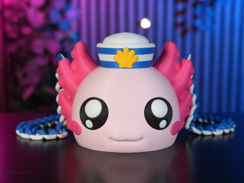 Axolotl-Tasche mit Matrosenhut
