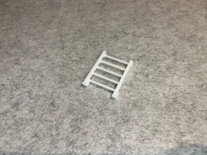 Dollhouse towel rack miniature house