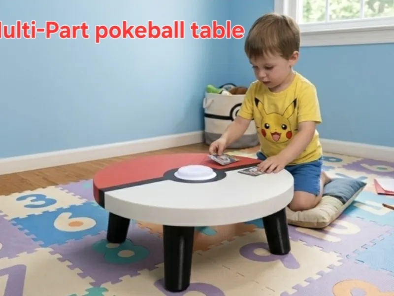 Pokeball Kids Table mltuparts 3D print model