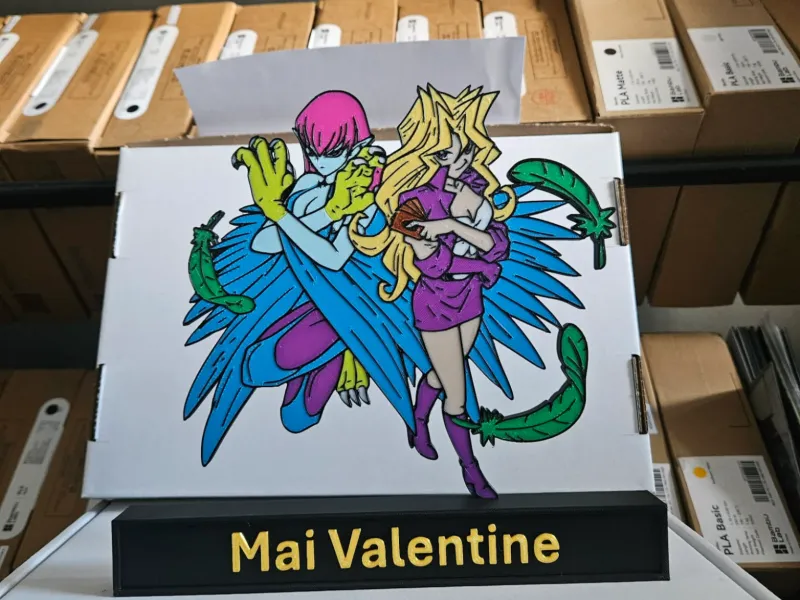 Yu-Gi-Oh - Mai Valentine Harpy Lady display