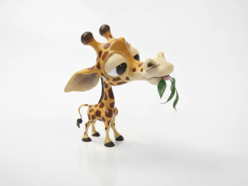 Giraffe Figurine Animal Collectible 3D Printable