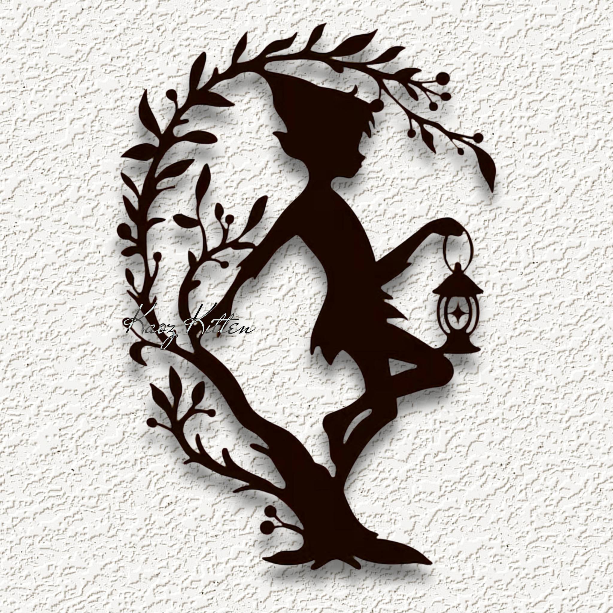 forest pixie fairy sprite wall art home decor