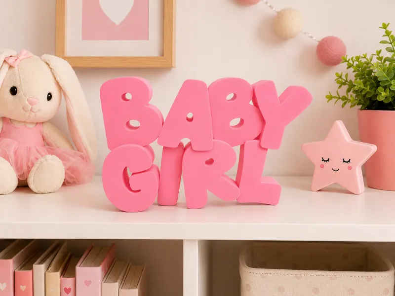 Baby Girl Nursery Decor
