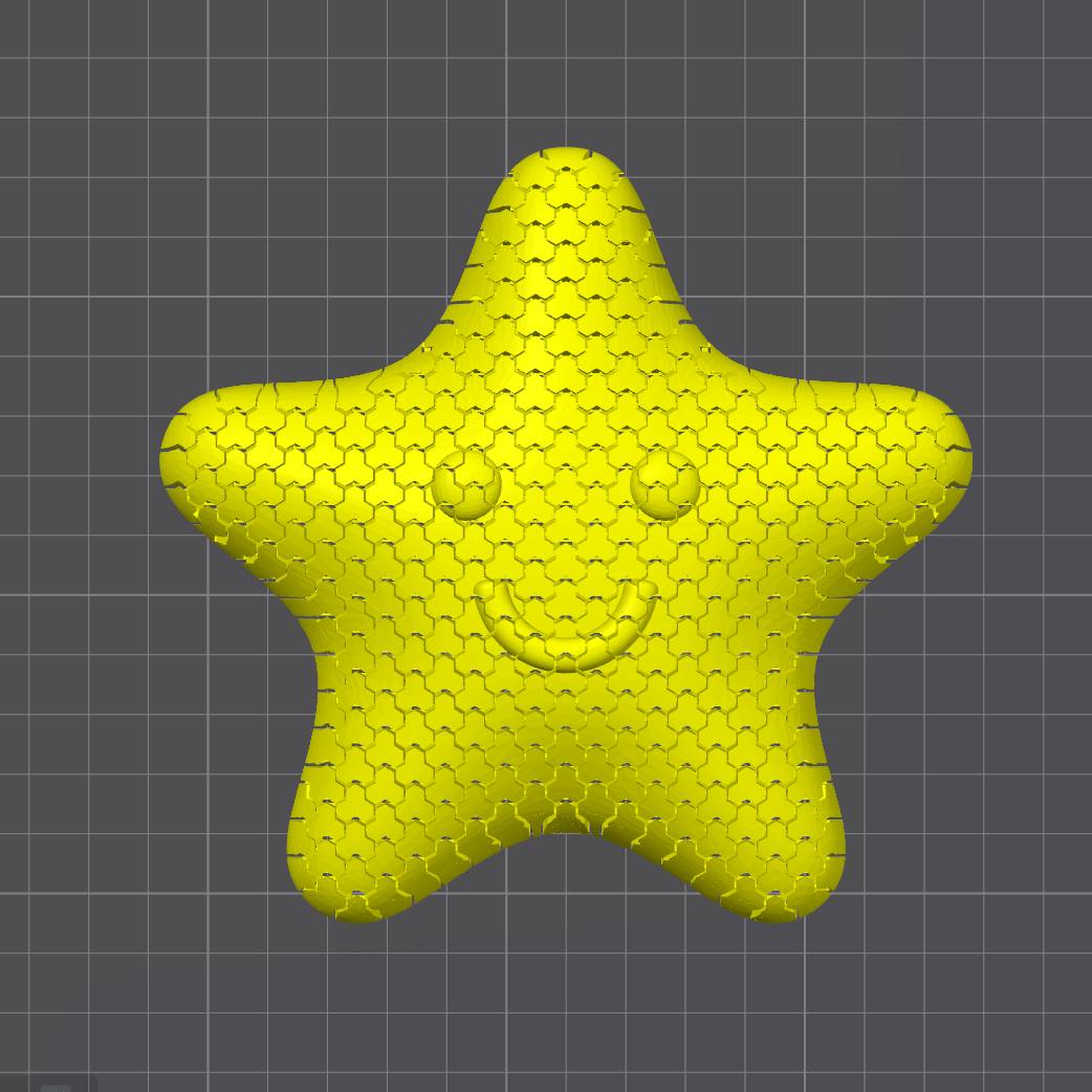 Home print settings: Flexi playful star.3mf